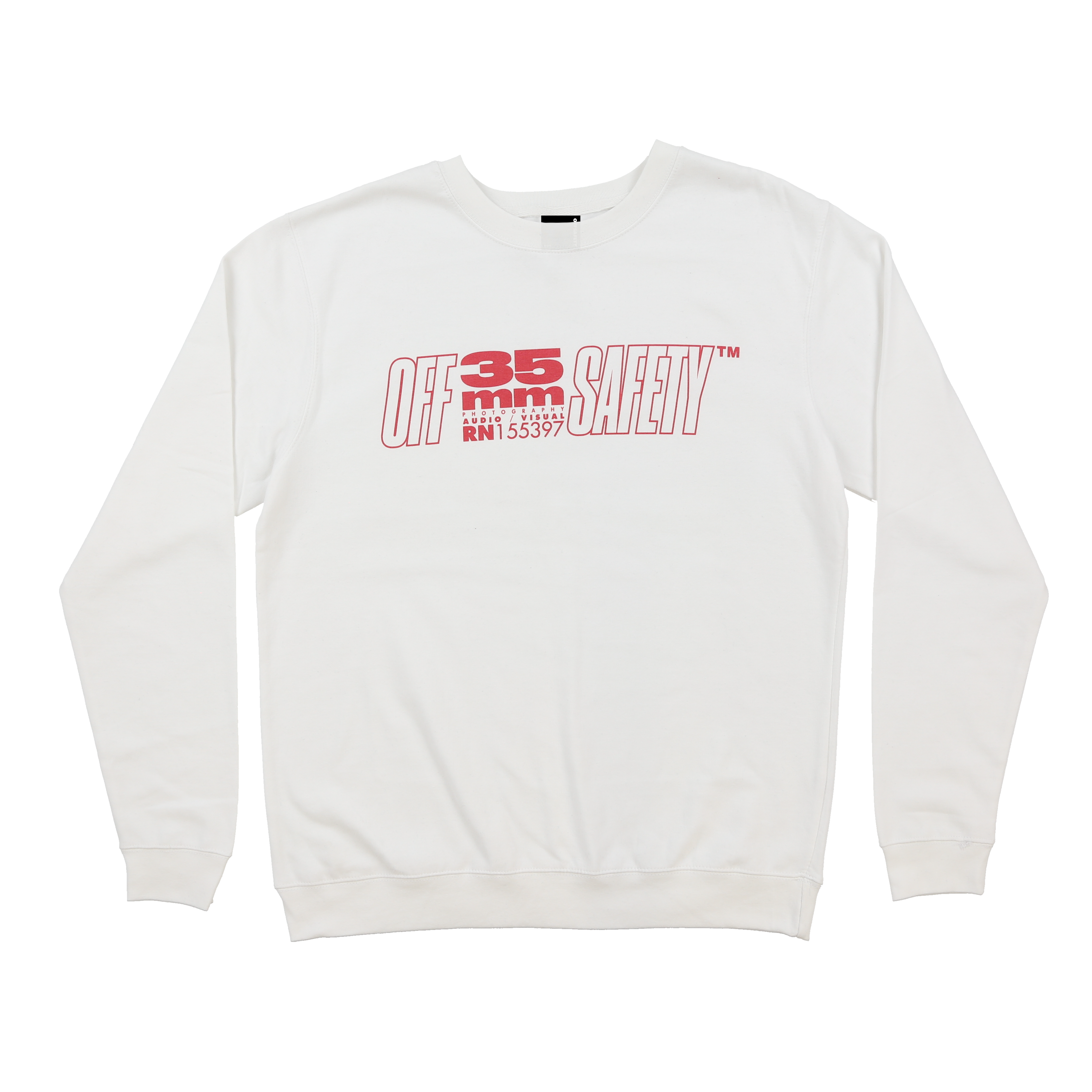 Caliber Crew Sweatshirt (White)