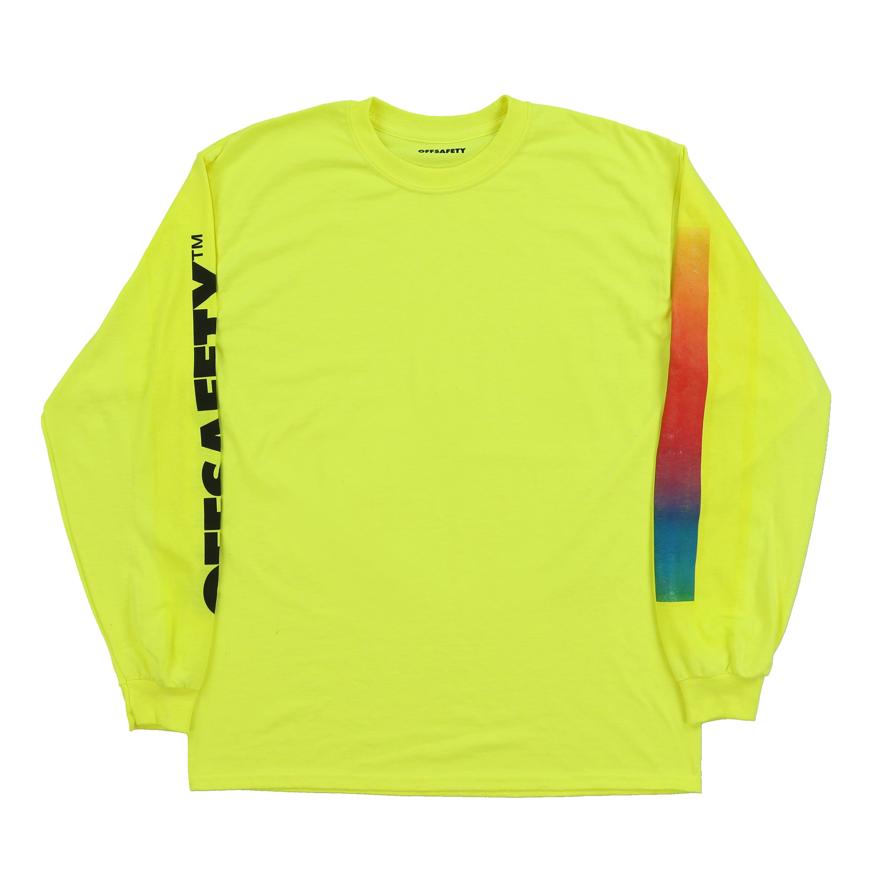 Color Lines LS Tee (Safety Green)
